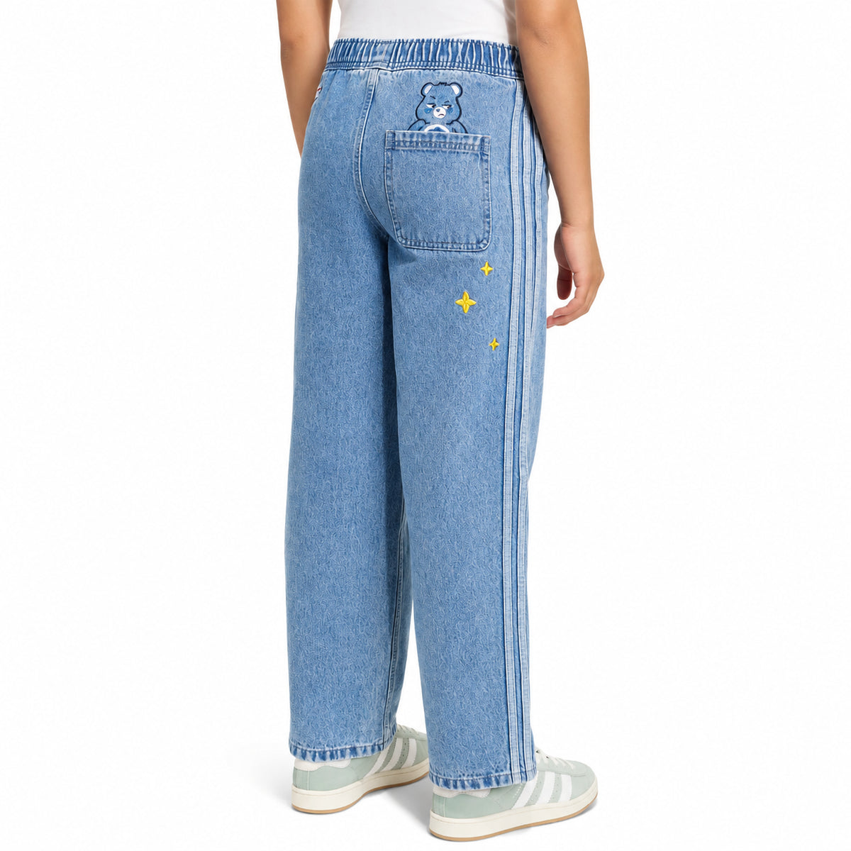 Adidas Lo Denim Pant Bambini Jeans Chiaro – foto 3