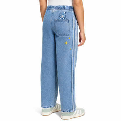 Adidas Lo Denim Pant Bambini Jeans Chiaro – foto 3