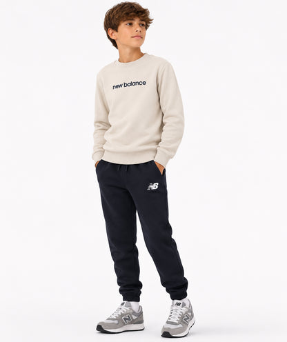 New Balance Linear NB Crew & FT Small Logo Jogger Set LAKG0495-LIN | Completo Bambino/a | Linen