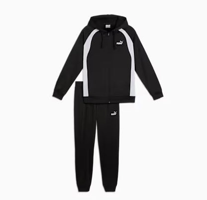 PUMA HOODED POLY  SUIT BLACK 688171-01