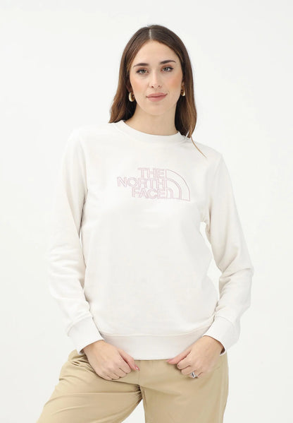 THE NORTH FACE W DREW PEAK LIGHT CREW WHITE DUNE/METAL PINK NF0A8C1EATW1