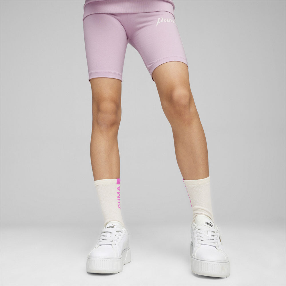 PUMA ESS+ BLOSSOM SHORT TIGHT G GRAPE MIST 679412-60