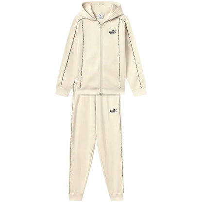 PUMA ESS+ ANIMAL FZ HOODED SUIT FL WHITE 692213-87