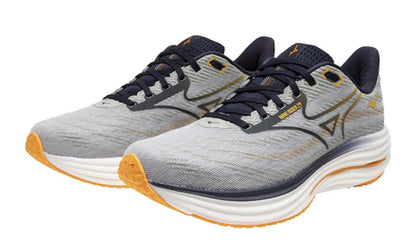 MIZUNO WAVE RIDER 29 HarborMist/BaritoneBlue/TangOrange J1GC250305