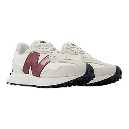NEW BALANCE LIFESTYLE - DONNA - TIER 3 - SUEDE-LEATHER - SEA SALT-PURPLE WS327JWC