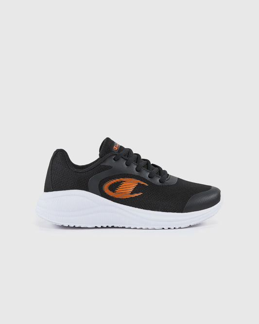 CHAMPION SYPHON ENGAGE MESH B GS LOW CUT SHOE NBK/ORANGE S32905-KK006