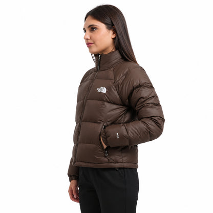 The North Face Women's Hydrenalite Down Piumino Donna Imbottitura in Piuma 600 Riciclata Idrorepellente Leggero Marrone Taglie S-L NF0A88Z1NMF1