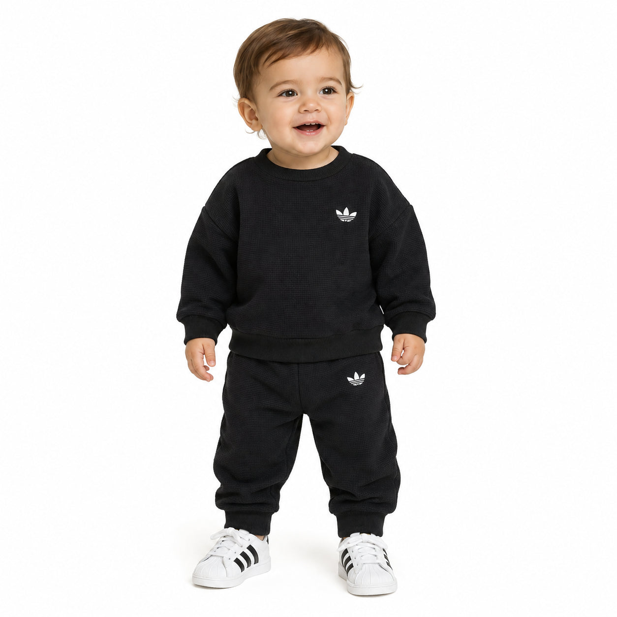 Adidas Jogger Set Bambino Nero