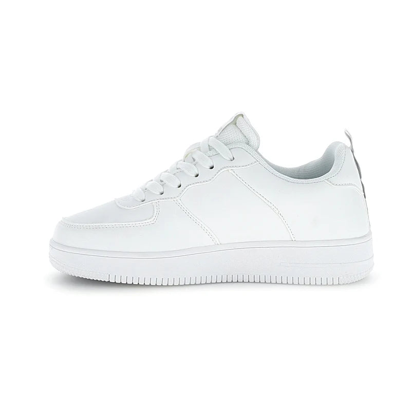 Lotto Cavaliers AMF JR – Sneaker Unisex Ragazzo in Ecopelle | Bianco