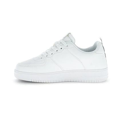 Lotto Cavaliers AMF JR – Sneaker Unisex Ragazzo in Ecopelle | Bianco