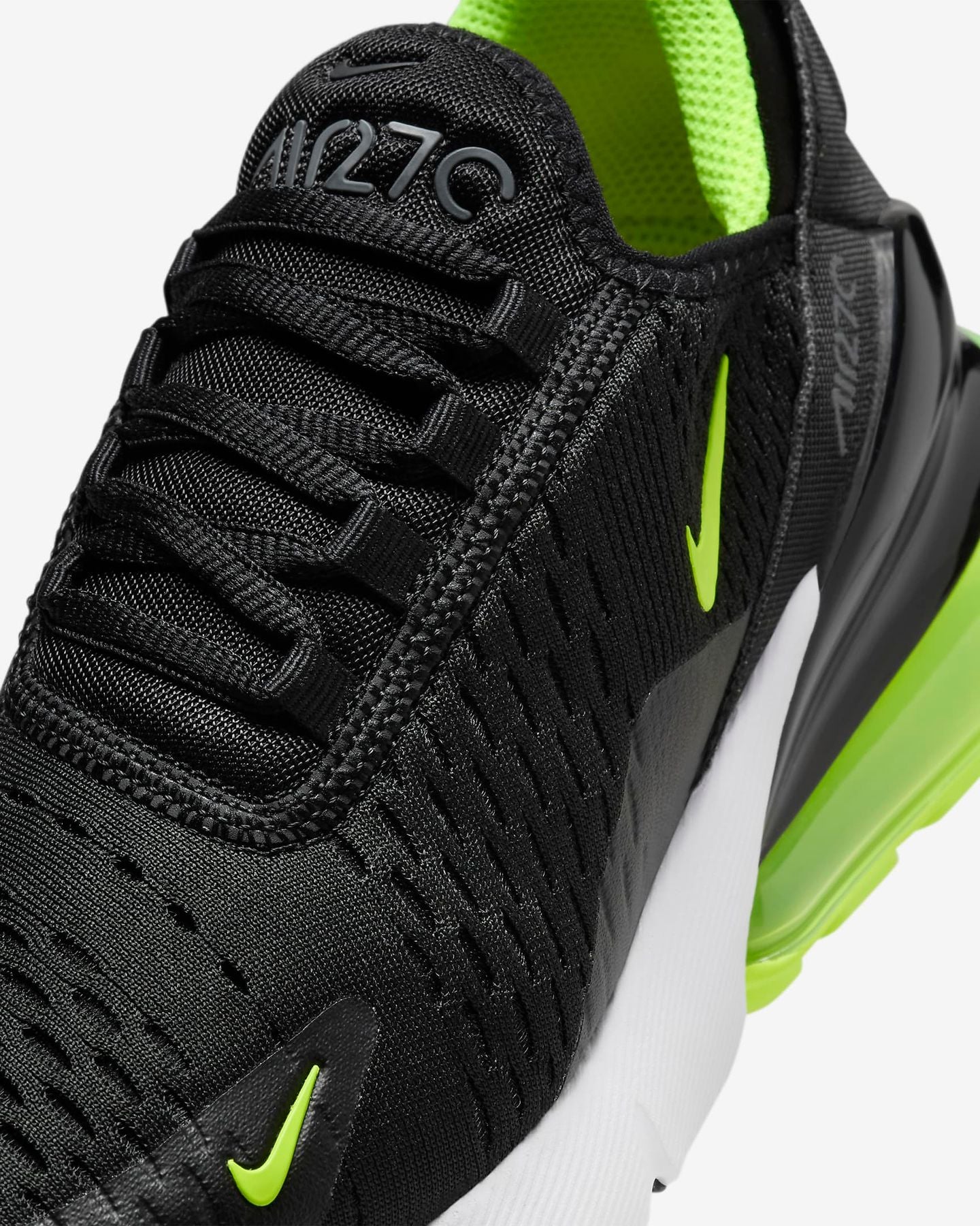 NIKE AIR MAX 270 GS BLACK/VOLT-LIGHTENING-WHITE HJ9204-001