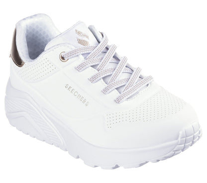 SKECHERS UNO LITE-METALLIC MO 310384L-WHT