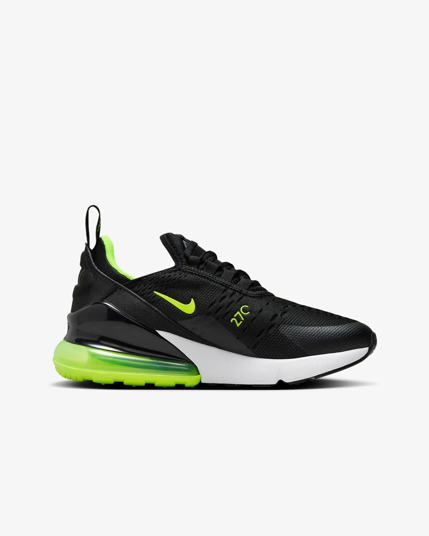 NIKE AIR MAX 270 GS BLACK/VOLT-LIGHTENING-WHITE HJ9204-001