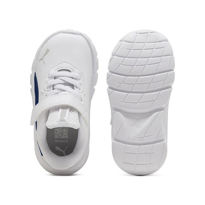 PUMA FlexFocus Modern SL 312645-04 – Bianco/Blu Intenso | Sneakers unisex bambino in mesh, scarpe per outfit casual sportivi e tempo libero quotidiano