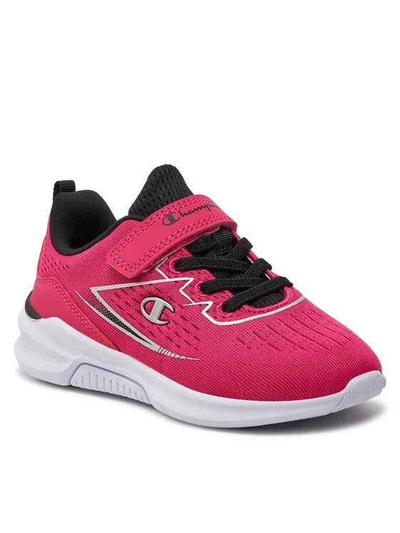 CHAMPION NIMBLE G PS LOW CUT SHOE FUCSIA/NBK/SILVER S32766-PS018