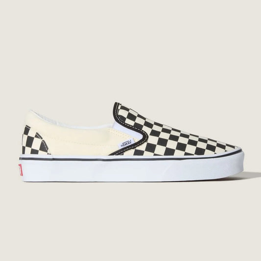 VANS Classic Slip-On BLK&WHTCHCKERBOARD/WHT VN000D35BWW1