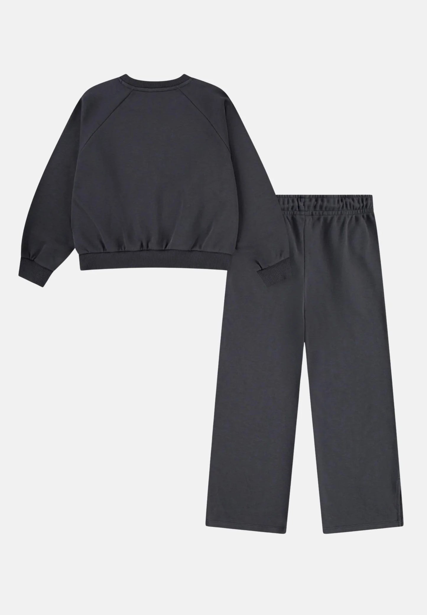 CONVERSE CNVG RAGLAN CREW & PANT SET DARK MATTER 4CH415-GDA