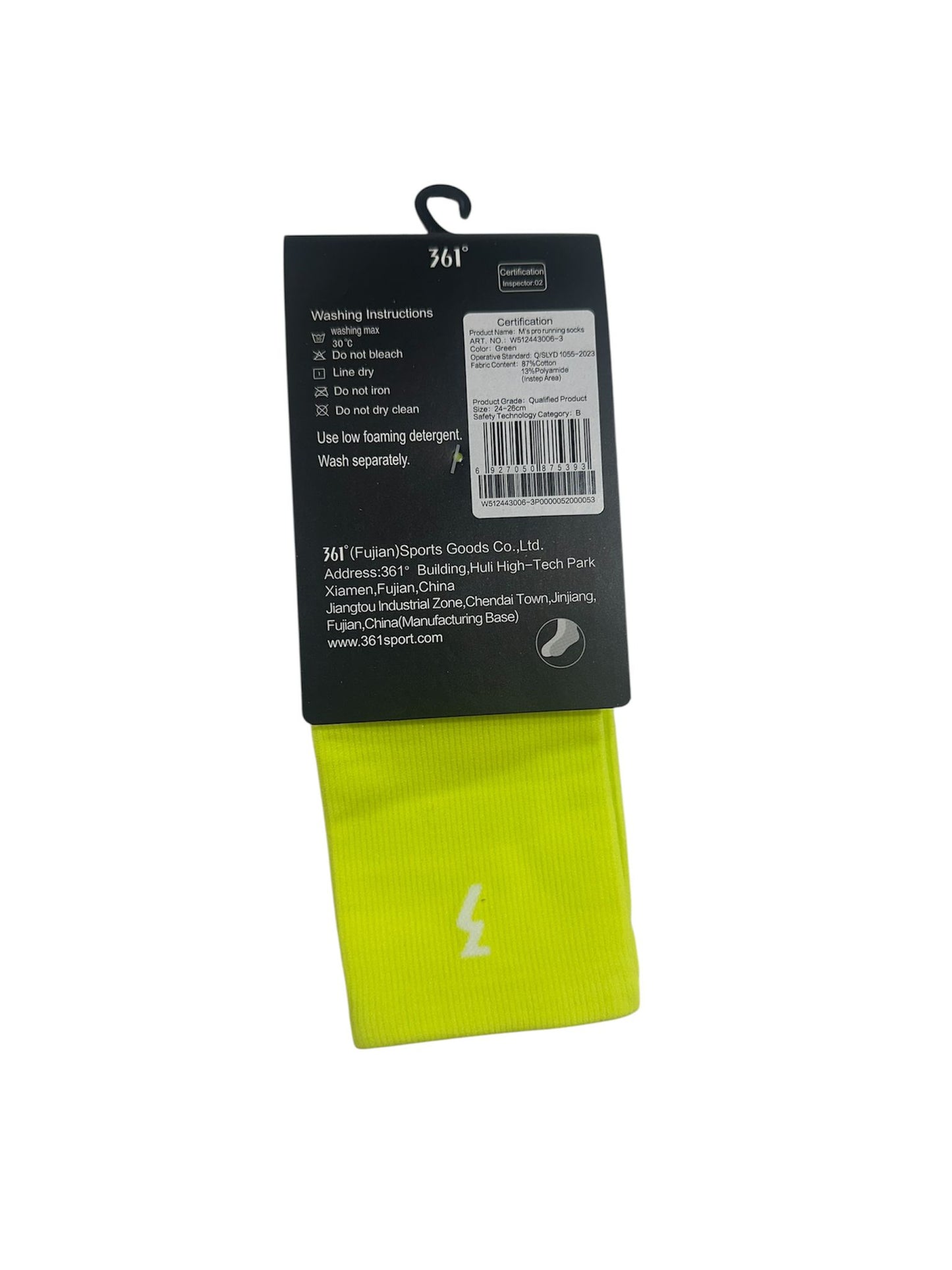 361° M's pro running socks W512443006-3