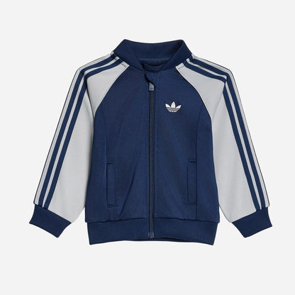 Tuta Adidas SST Tracksuit Bambino Blu Navy Grigio KH0848