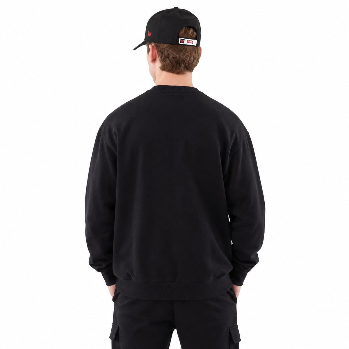 New Era Felpa Uomo Sportiva Nero Black S-XL 60897375