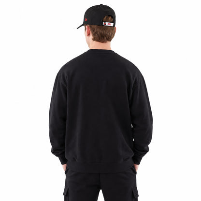New Era Felpa Uomo Sportiva Nero Black S-XL 60897375