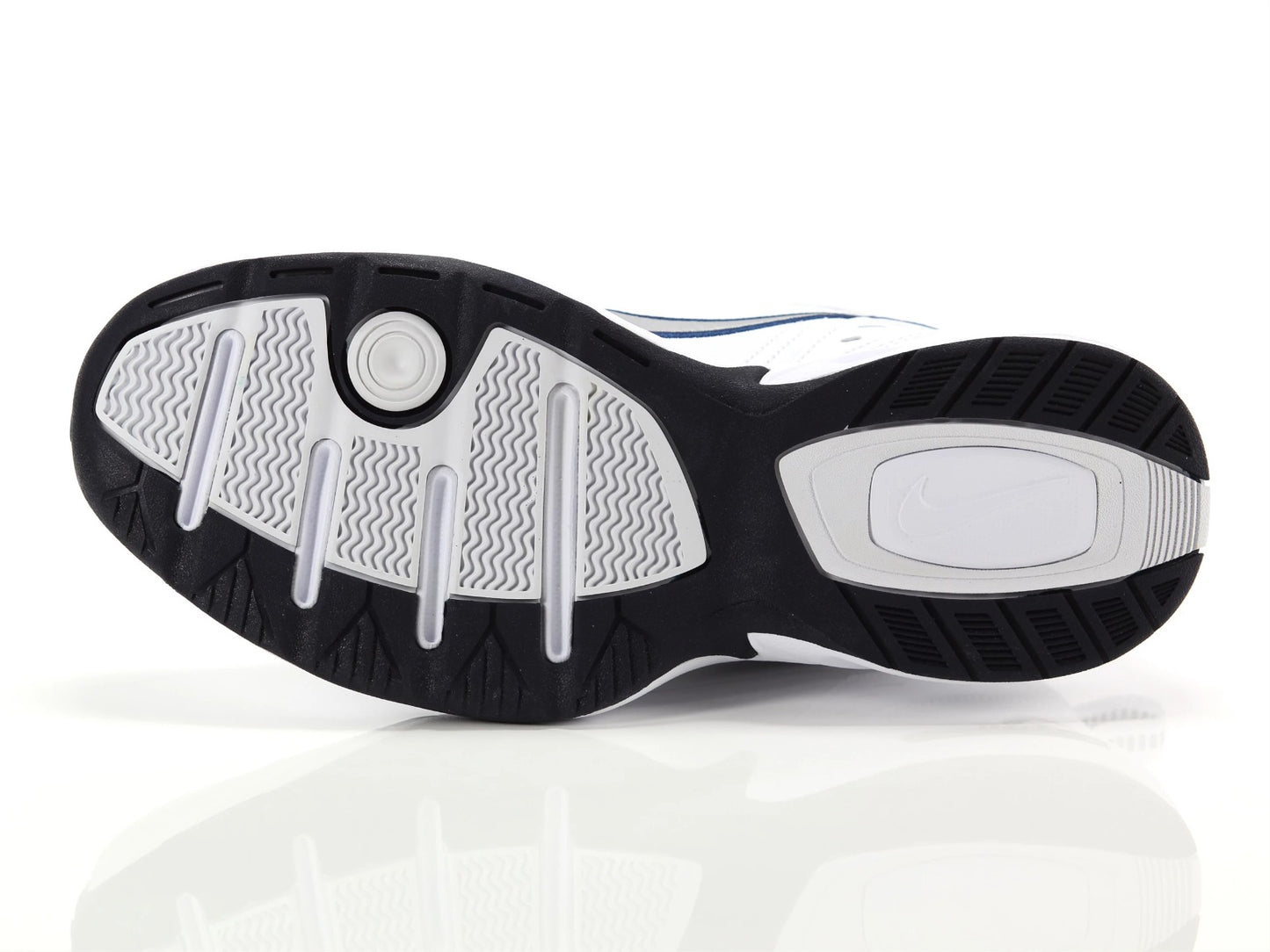 NIKE AIR MONARCH IV WHITE/METALLIC SILVER 415445-102