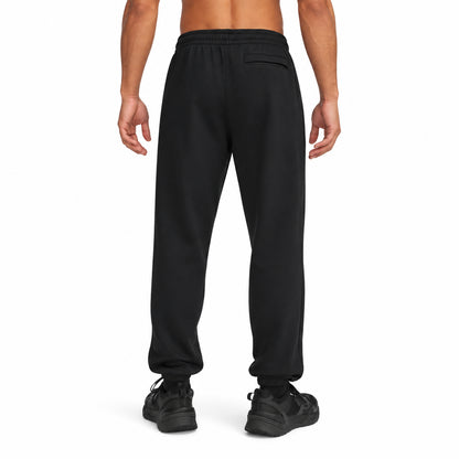 Under Armour UA Armour Fleece Joggers 6013724-001 2000001077993 – Pantaloni Uomo Neri in Fleece per Sport, Allenamento, Jogging e Tempo Libero, Abbigliamento Sportivo
