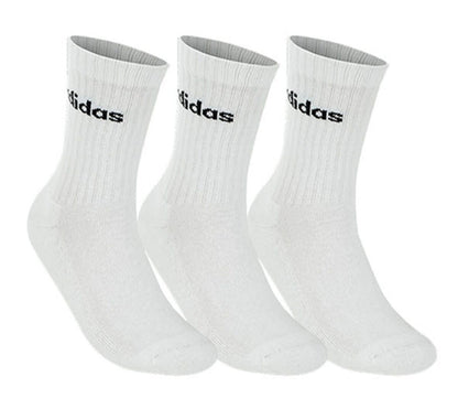 ADI C LIN CREW 3P WHITE/BLACK HT3455