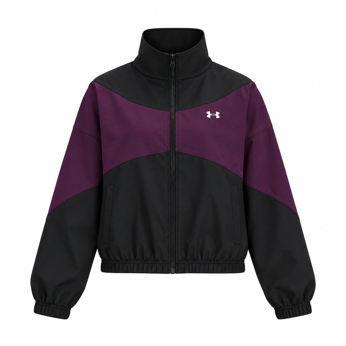 Under Armour Giacca Rival Woven 1389631-002 – Nero/Viola