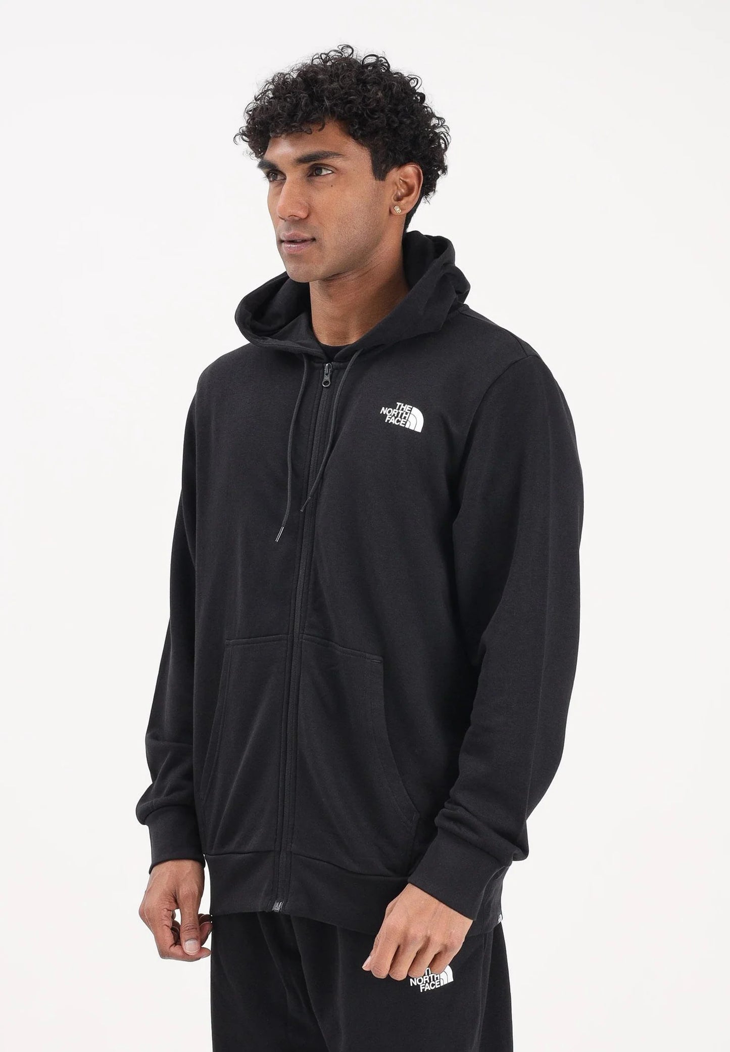 THE NORTH FACE M SIMPLE DOME LIGHT REGULAR FULL ZIP HOO TNF BLACK NF0A8GQ7JK31
