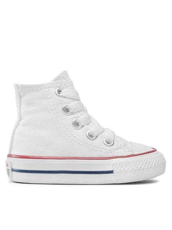 CONVERSE INF C/T ALL STAR HI OPTWH scarpe stivaletto infant bianca 7J253C