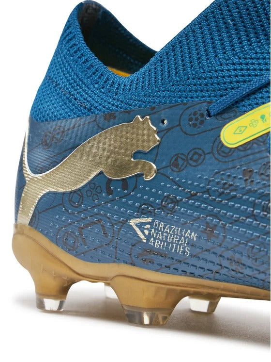 PUMA FUTURE 7 MATCH BNA FG/AG SAILING BLUE-MARINE BLUE-PELÉ YELLOW-GRASSY GREEN-GOLD 108081-01