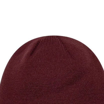 New Era League Essential Beanie Berretto Invernale Unisex in Acrilico Bordeaux Taglia Unica 60915759