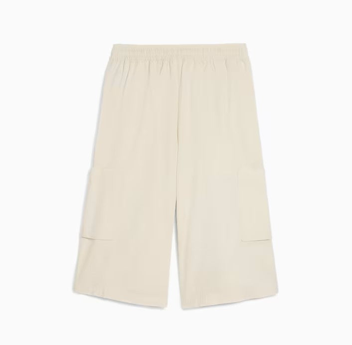 PUMA FUTURE.PUMA.ARCHIVE RELAXED CARGO JORTS 16" WV WHITE 629692-87