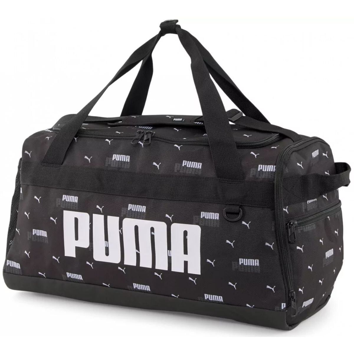 PUMA CHALLENGER DUFFEL BAG S BLACK-LOGO AOP 079530-19