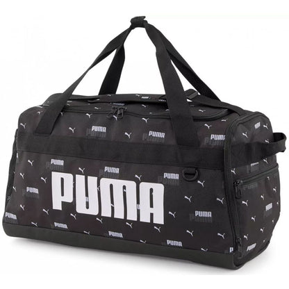 PUMA CHALLENGER DUFFEL BAG S BLACK-LOGO AOP 079530-19