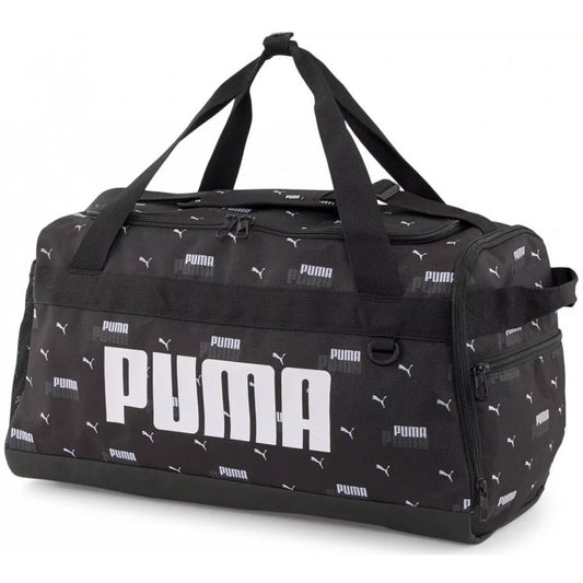 PUMA CHALLENGER DUFFEL BAG S BLACK-LOGO AOP 079530-19