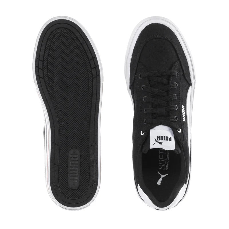 PUMA COURT CLASSIC VULC FS BLACK-WHITE 396353-03