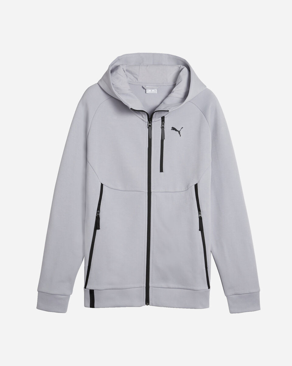 PUM PUMATECH FZ HOODIE DK GRAY FOG 624385-63