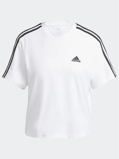 ADIDAS T-shirt Essentials 3-Stripes Single Jersey Crop Top HR4915