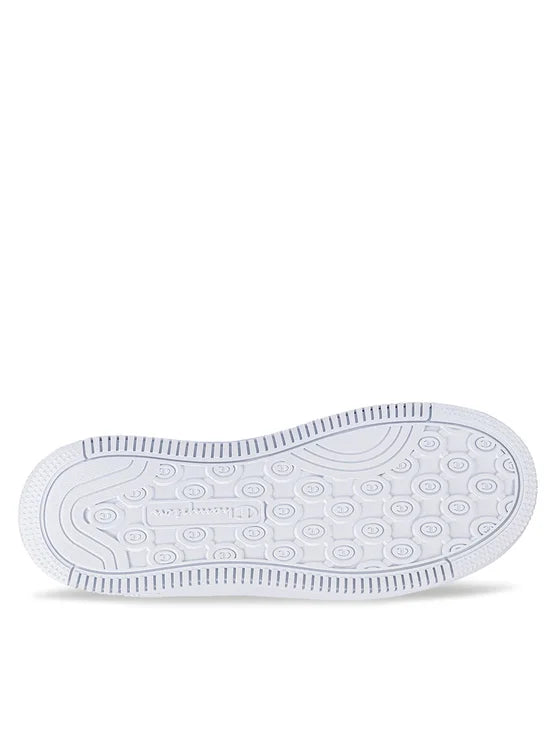 CHAMPION RD18 PLAT CHROMO LOW CUT SHOE WHT/SILVER S11715-WW015