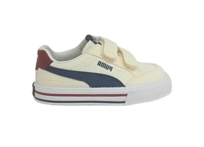PUMA COURT CLASSIC VULC FS V INF WARM WHITE-NAVY-SUGARED ALMOND 396561-01