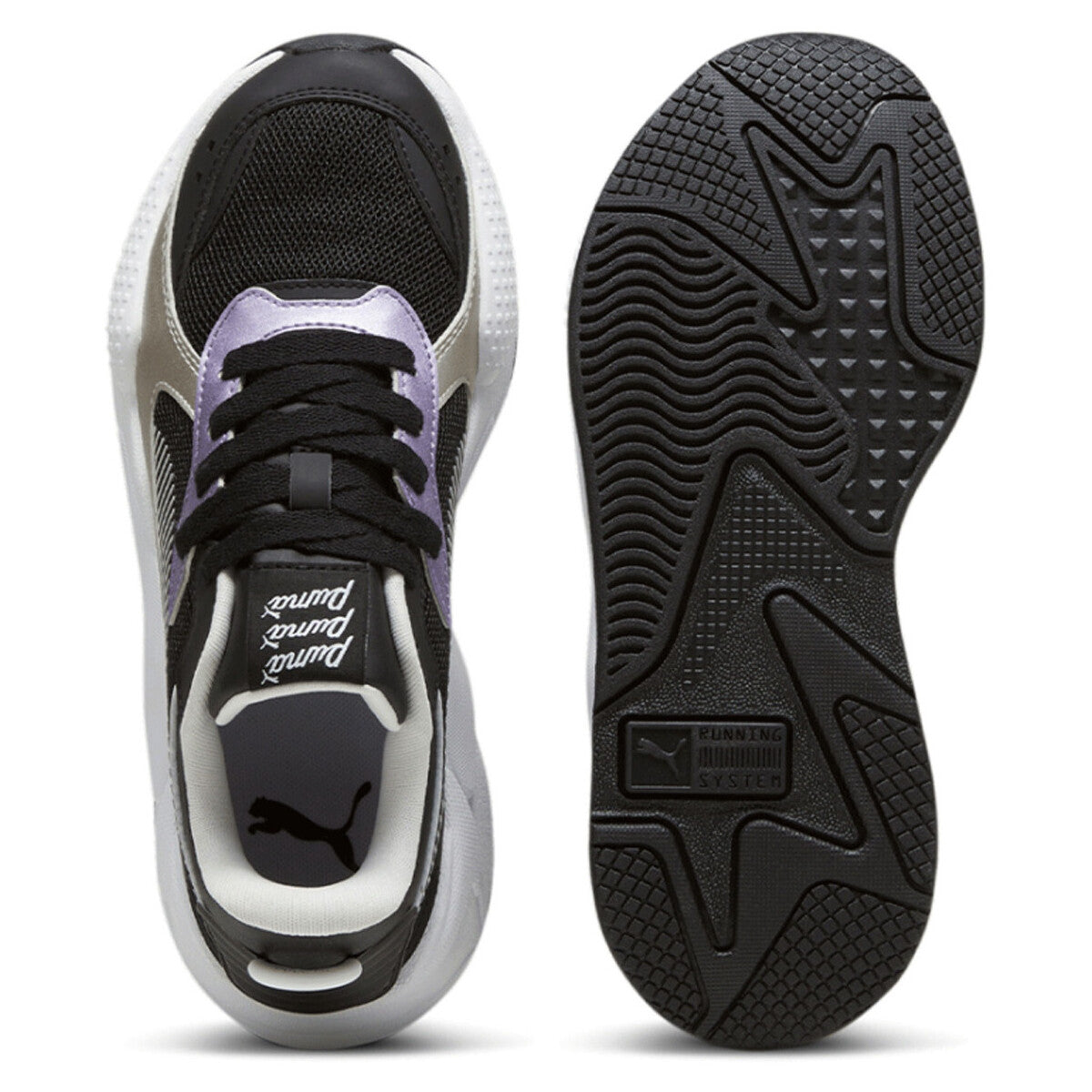 PUMA RS-X GLOW-UP WNS PUMA BLACK-PUMA WHITE 398510-02