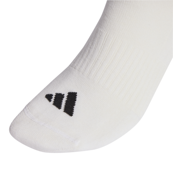 Adidas Stripes Cushioned Crew Socks JZ0532 | Calzini Unisex Confezione da 3 | Bianco