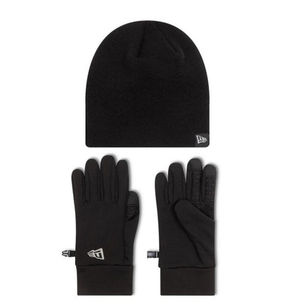 New Era Set Berretto e Guanti Nero 60758516