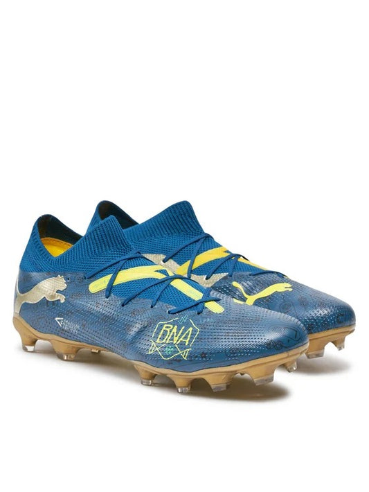 PUMA FUTURE 7 MATCH BNA FG/AG SAILING BLUE-MARINE BLUE-PELÉ YELLOW-GRASSY GREEN-GOLD 108081-01