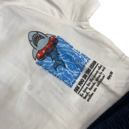 CHAMPION SET WHT/NNY 307065-WW001