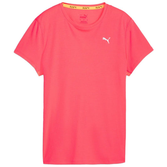 PUMA RUN FAVORITES VELOCITY TEE W SUNSET GLOW 525061-16