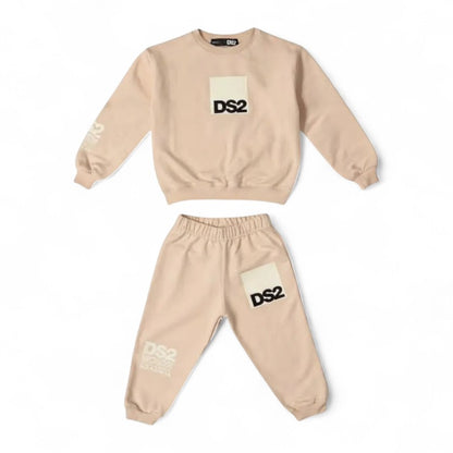 DS2 COMPLETO FELPA GIROCOLLO + PANTALONE 100% COTONE FW25J200