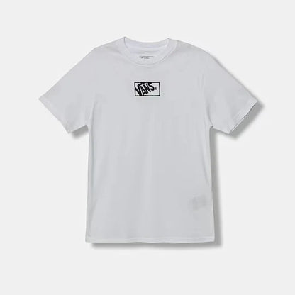 VANS BY BLOCKED BOX SS TEE VN000RBCWHT1